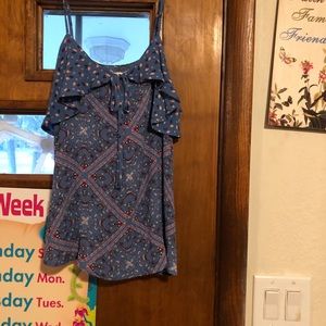 Cute flowy sleeve tank top